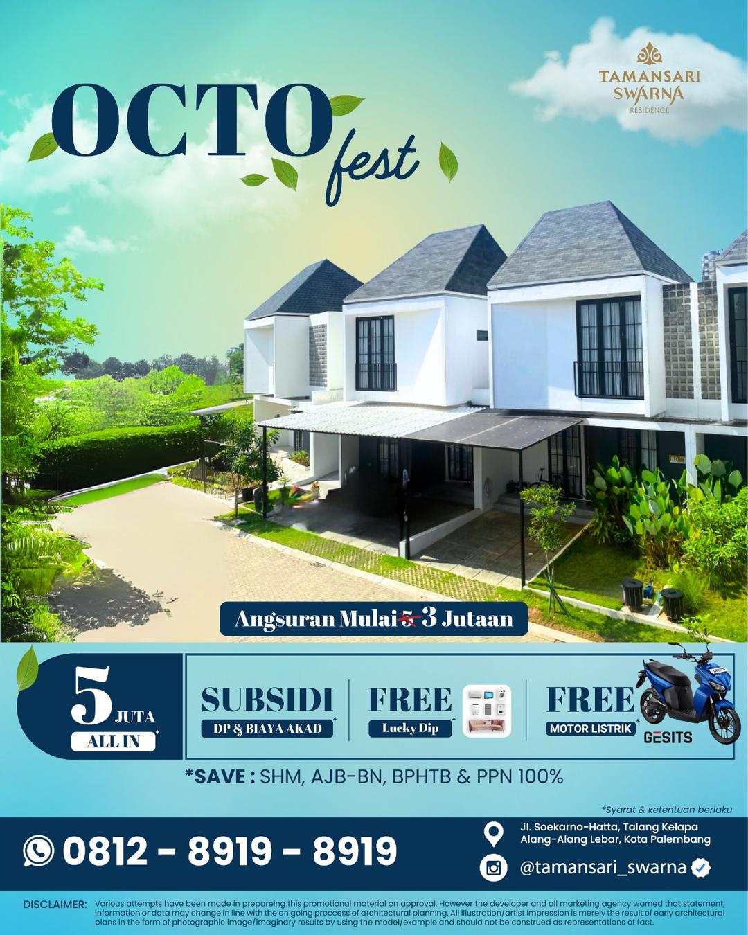 National Promo Landed House: Tamansari Swarna Residence