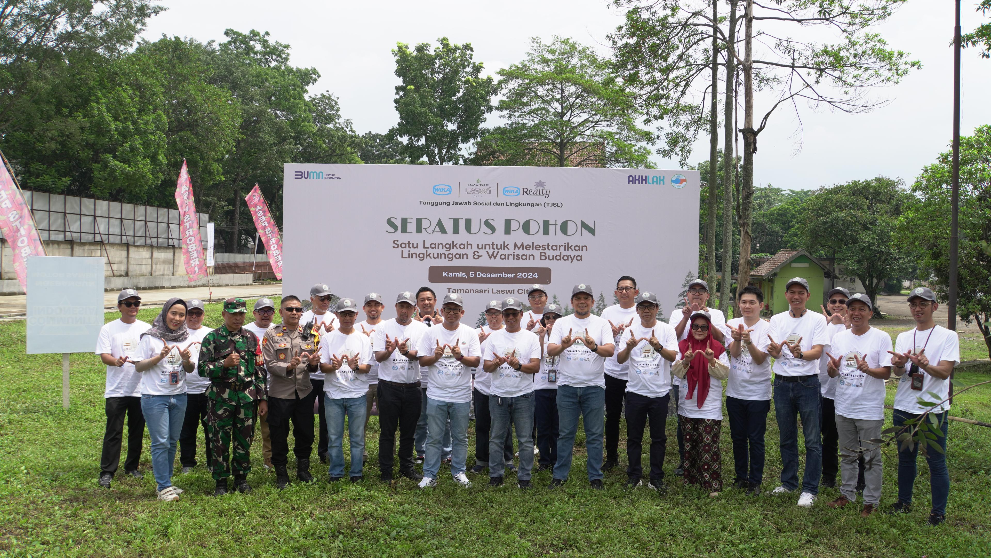 WIKA & WIKA Realty CSR Initiative: Planting 100 Trees at Tamansari Laswi City